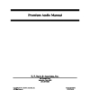 00749011 Premium Audio Manual (Discontinued)