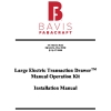 00624011 Large Electric Transaction Drawer Manual Operation Kit Installation Manual